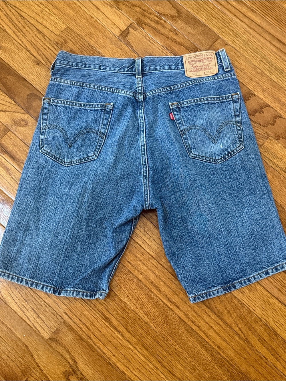 Levi’s 505 Vintage Denim Shorts Men Zip Fly Relaxed Fit Y2K Dadcore Jean Shorts